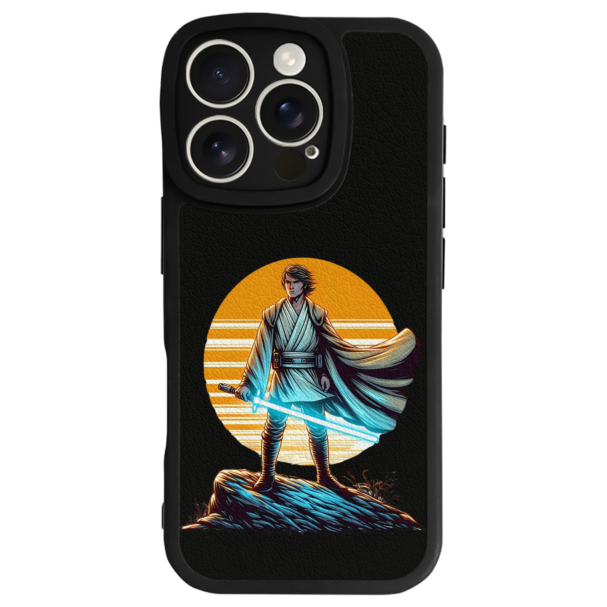（画像用） スター・ウォーズ Star Wars 【iPhone 16シリーズ対応】シリコンスマホケース（レザー調） 材質：シリコン